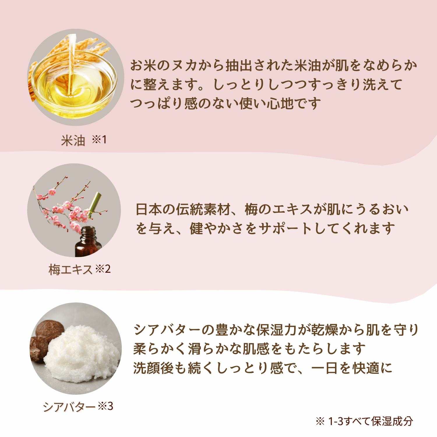 お米の石けん【もっちり梅】